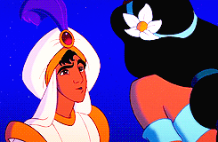 daily-disney:  my Top 5 disney kisses - 5. Aladdin and Jasmine. 