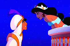 daily-disney:  my Top 5 disney kisses - 5. Aladdin and Jasmine. 