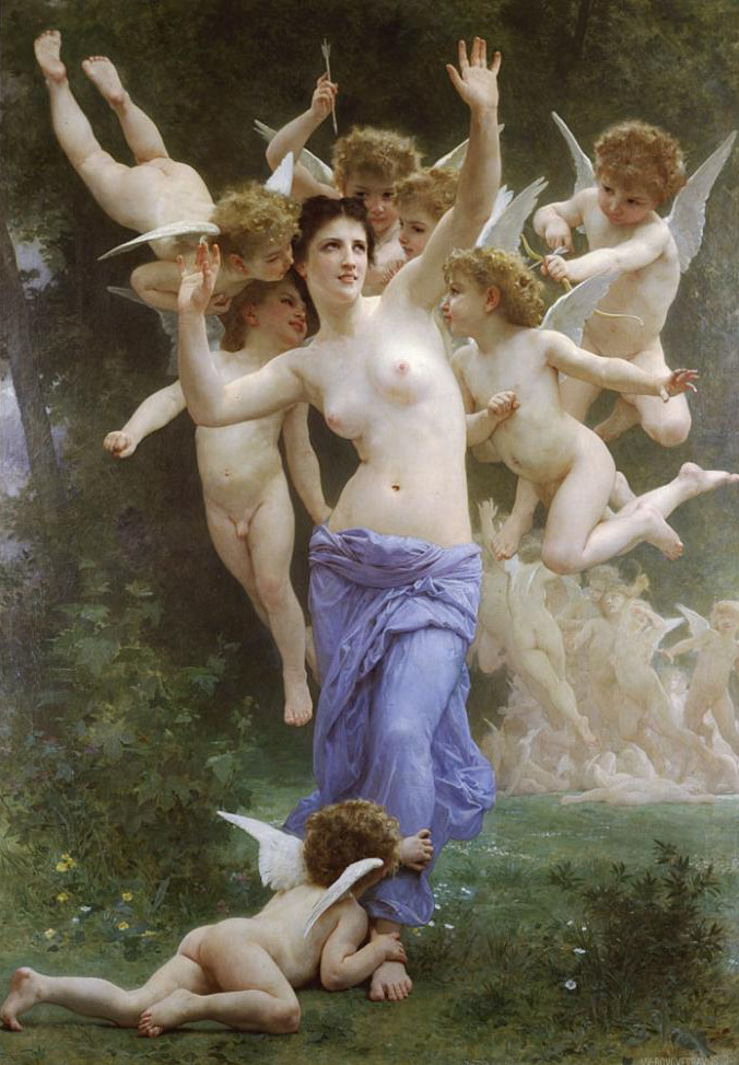 romantisme1812:  William-Adolphe Bouguereau, The Invitation (1892). 