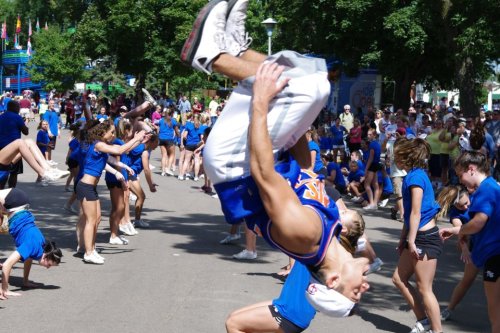 cheersociety:  cheer boys.<3 love himm submitted by eatsleeptumblestunt 