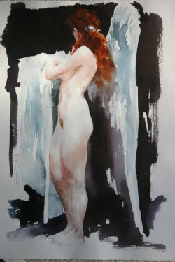 Watercolor Angel. Jon J. Muth. http://www.comicartfans.com/searchresult.asp?txtsearch=Jon%20Muth