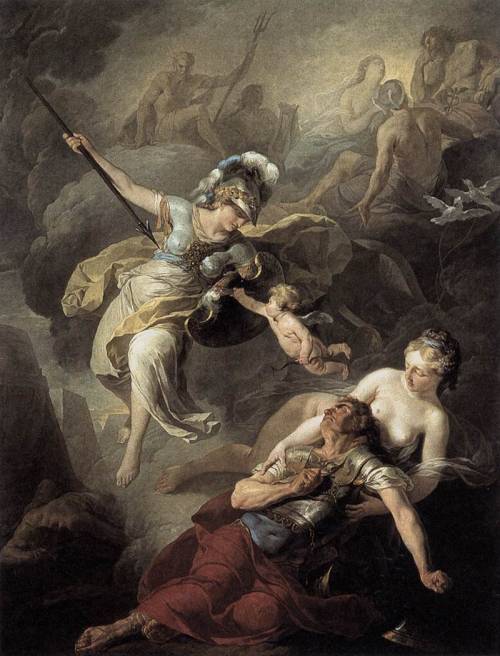 The Combat of Mars and MinervaJoseph-Benoit Suvee1771 