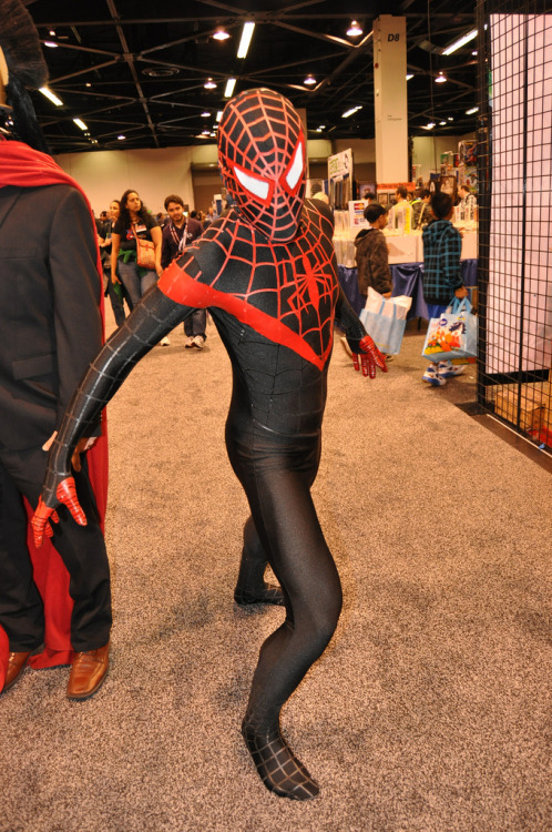 keaneoncomics:Miles Morales @ Wonder-Con 2012 (by Pamela Schreckengost)