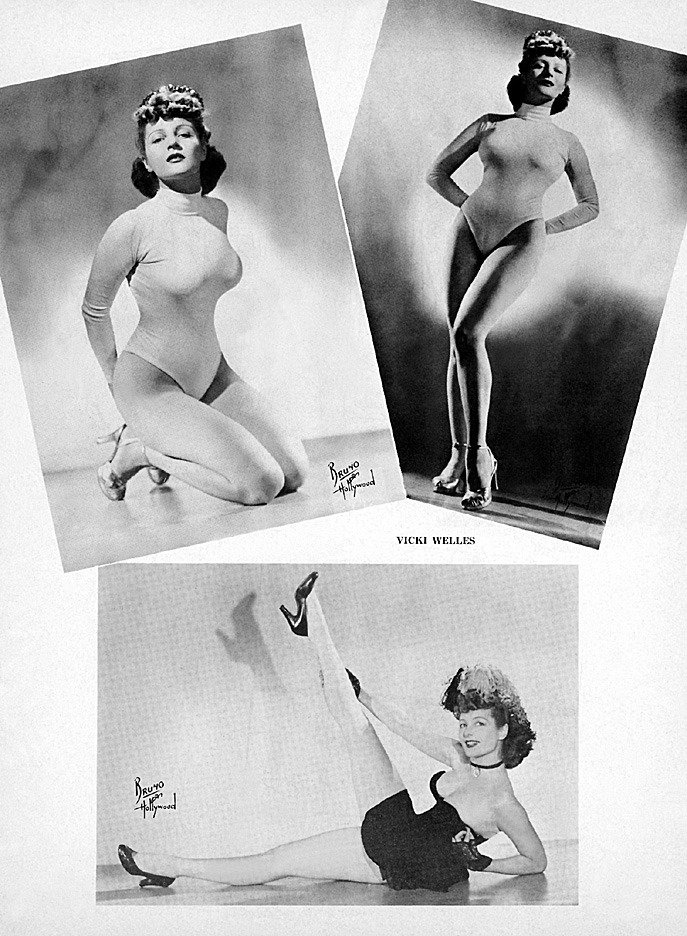  Vicki Welles Early promo photo scanned from the pages of an old issue of ‘Cavalcade
