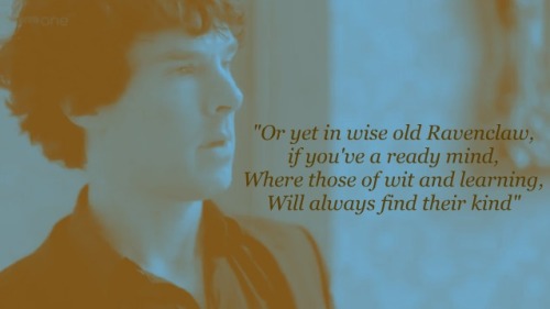liztrade:Yet Another Sherlock Hogwarts SortingThis is exactly how I’d sort ‘em too.