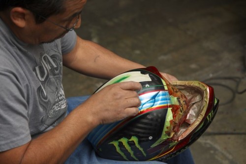 chirosangaku:  montenbaik - Fotos :: Casco Troy Lee Designs de Sam Hill Y Brendan Fairclough Monster