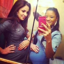 thehotmessfrombgc:  Angie from Season 7 of the Bad Girls Club is pregnant.  LoL. This was just a joke for the family. Angie is not pregnant! She is going to be an Aunt tho! :)