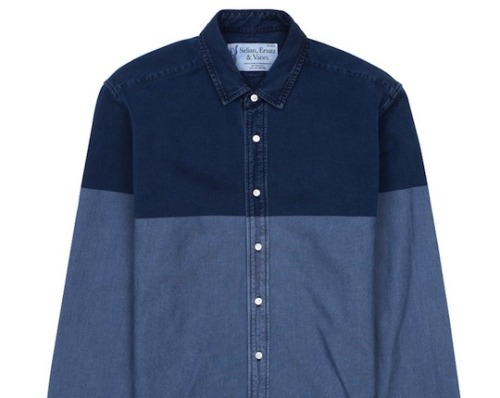 onlycoolstuff:  sidean ersatz double color blocket shirt