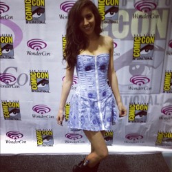 Gallifreyan corset dress! #WonderCon (Taken