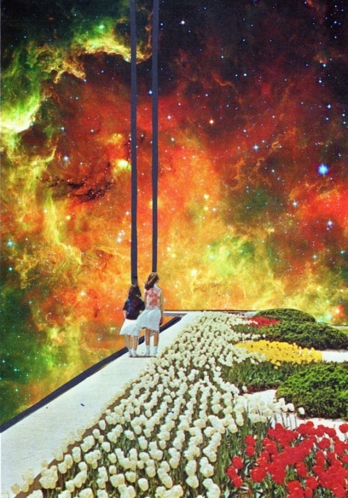 thecollectivecollage:  “Space Walk” by Estera Lazowska 
