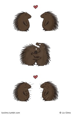 lizclimo:  Love is pointy.  © Liz Climo 