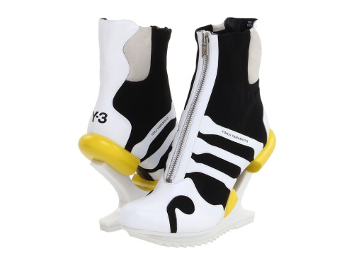 Stunning shoes alert! These sexy Adidas Y-3 Oriah ankle boots, by Yohji Yamamoto are a must have for