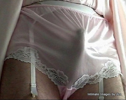 Nylonpantyman:  Aroused In Soft Nylon Panties 