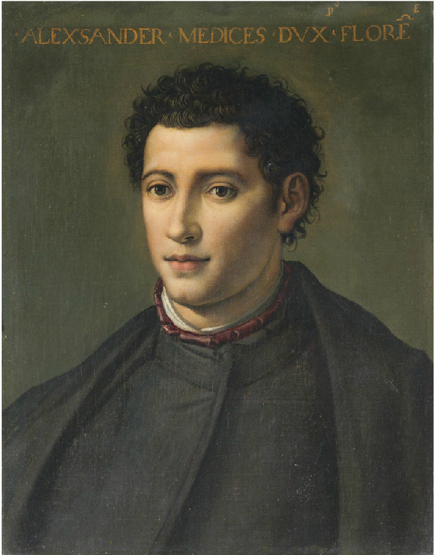 necspenecmetu:  Follower of Alessandro Allori, Portrait of Alessandro de’ Medici