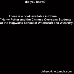 did-you-kno:  In the book—-» Voldemort is getting stronger, so Dumbledore needs reinforcements. He reaches out to China’s elite Nine Mysteries school, which sends over six teenage wizards. Naturally, the six Chinese wizards are amazing and make the