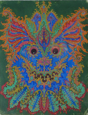 finalellipsis:  capsep:   Louis Wain’s cats as he progressed into schizophrenia.  Louis Wain could have seriously been a Batman villain. A successful English artist he began to paint exclusively cats after extensively painting his dying wife’s cat.