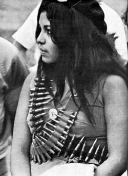 ungovernablesf:  Revolutionary Xicana Melanie Cervantes, of the Brown Berets. 