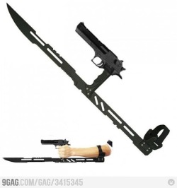 9gag:  Just my new Anti-Zombie Weapon 