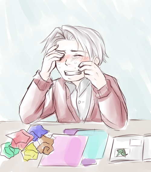 hamstr:So I saw a prompt on the kink meme today:Little Miles wants to fold one thousand paper cranes