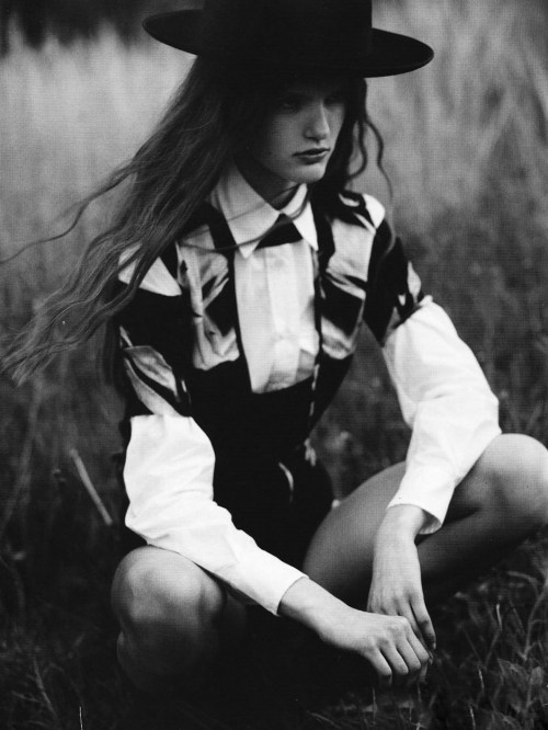 Katie Fogarty by Benny Horne for Russh July 2009