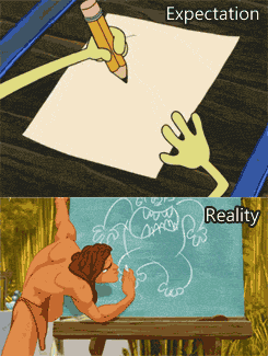 everythingyouneverhad:  That frustrating moment when you have a great art idea and try to draw it 