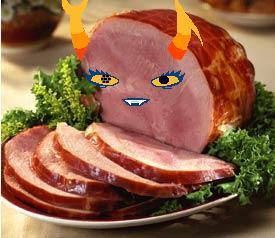 sassy-mpreg-karkat:    HAMSTEAK: The AU Where everyone is Ham. 