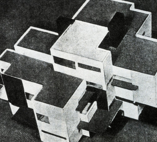 Model for Maison Particulière, Theo van Doesburg/Cornelis van Eesteren, 1923