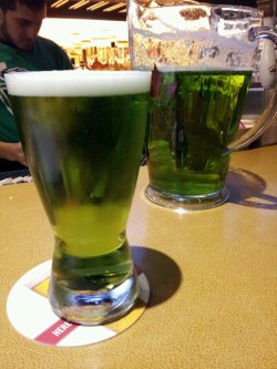 Green beer!