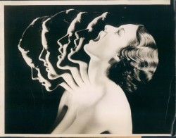 realityayslum:  ACME News Press Wire Photo -  Chew Your Way to Beauty (Face Neck Muscle Exercise), 1934. 