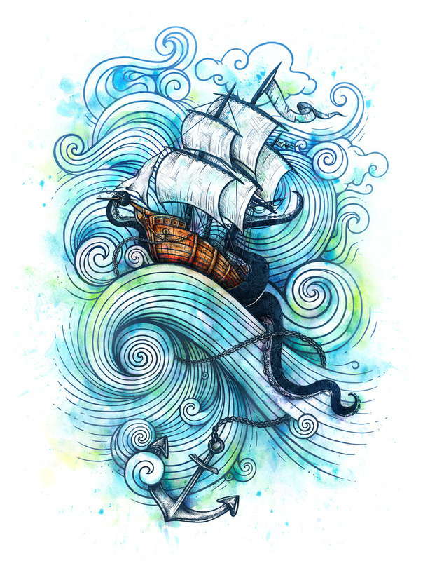fuckyeahpsychedelics:  “Long Journey” by Enkel Dika 