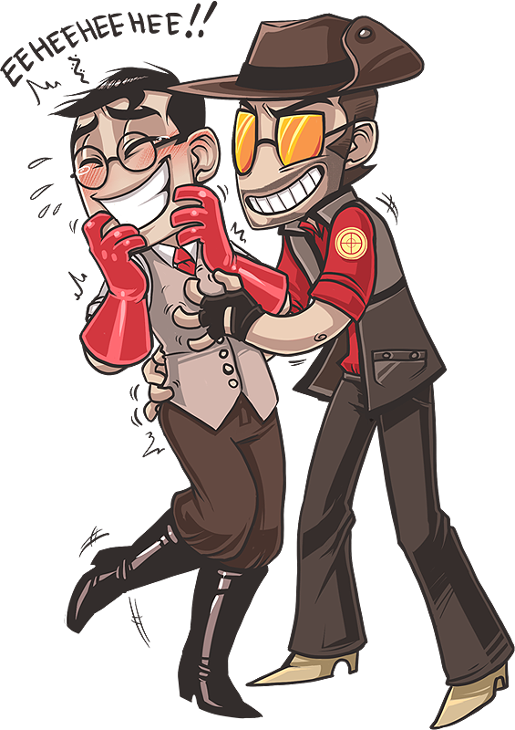 owlymedics:  Chibi commission #1 DAWW tickly wicklys for teemfurtressdoo I still