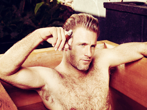 Scott Caan bathing.  