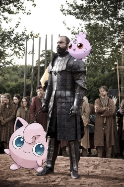 asoiap:  Gregor Clegane with Igglybuff and