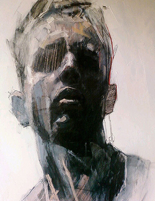 2headedsnake:  flickr.com:photos:molz66 Ryan Hewitt, Detail 1, 2011, mixed media