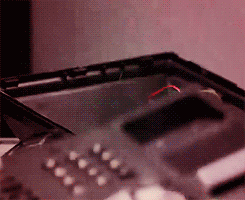 this is me in english class&hellip;    the phone is my professor.