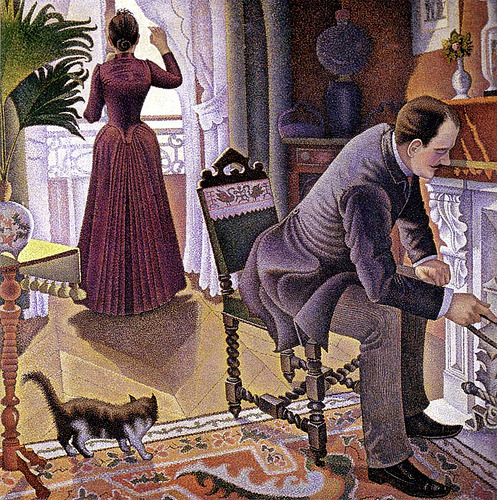 a-r-t-history:  Paul Signac, Sunday, 1888-90, oil on canvas 