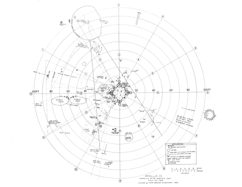 Map Monday!
This map is a bit different: It is a landing site map for Apollo 11, dated in 1969.
Held in records created by NASA at the National Archives at Riverside.