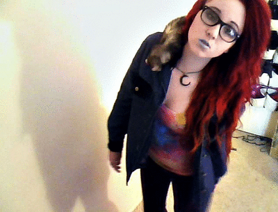 Porn Pics Rad wardrobe. Velvet leggings, tie dye shirt,