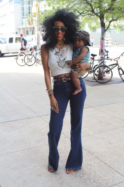 blackandkillingit:  stylelistsays:  SXSW Street Style  Black Girls Killing It Shop BGKI NOW 