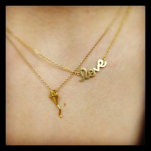 littlewingdings: TLAM (Taken with instagram)kite is from dogeared.com, i found the love on etsy, the