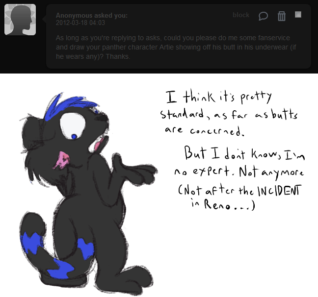 lizardofdeath:  artemispanthar:  Artie’s a girl, actually! I don’t usually draw