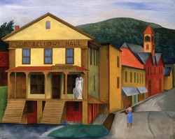 soircharmant:  Osvaldo Louis Guglielmi - Odd fellows hall, 1936 Oil on canvas University of Kentucky Art Museum “allocated by the U.S. Government: commissioned through the New Deal art projects” 
