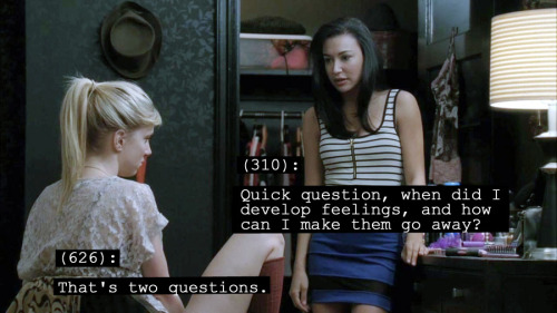 OMG yes.Brittana in a nutshell.(Seriously I love everything about this, and everything it says about