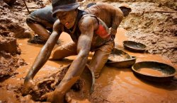 Making a living in the mines of Africa. From New York Times - photo credit to Finbarr O'Reilly/Reuters