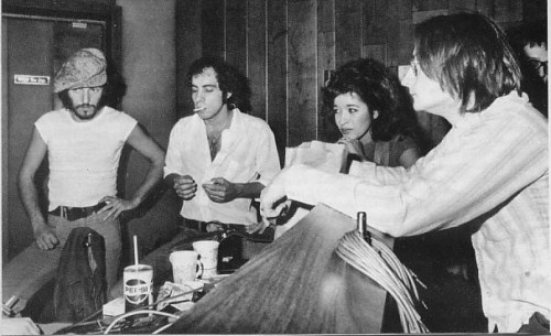 once-upon-a-time-in-cinema: Bruce, Southside, Steve and Ronnie Spector during the “You Mean So
