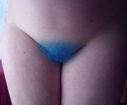 Blue pube