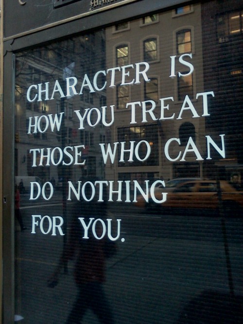 gingersnaplips:  instructor144:  And Hemingway’s corollary: “Character is what you do when no one is watching.”  🔥❤️🔥❤️🔥