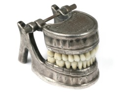 myampgoesto11:  French antique dental model