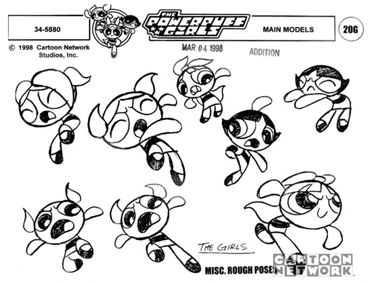 nerdgasmz:  wannabeanimator:  Powerpuff Girls Model Sheets  /FANGIRL SQUEE