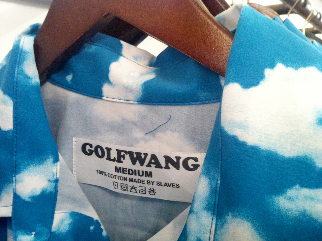 jedininjaturtle:  Funny tag on a shirt from the Odd Future Pop-Up Shop. 